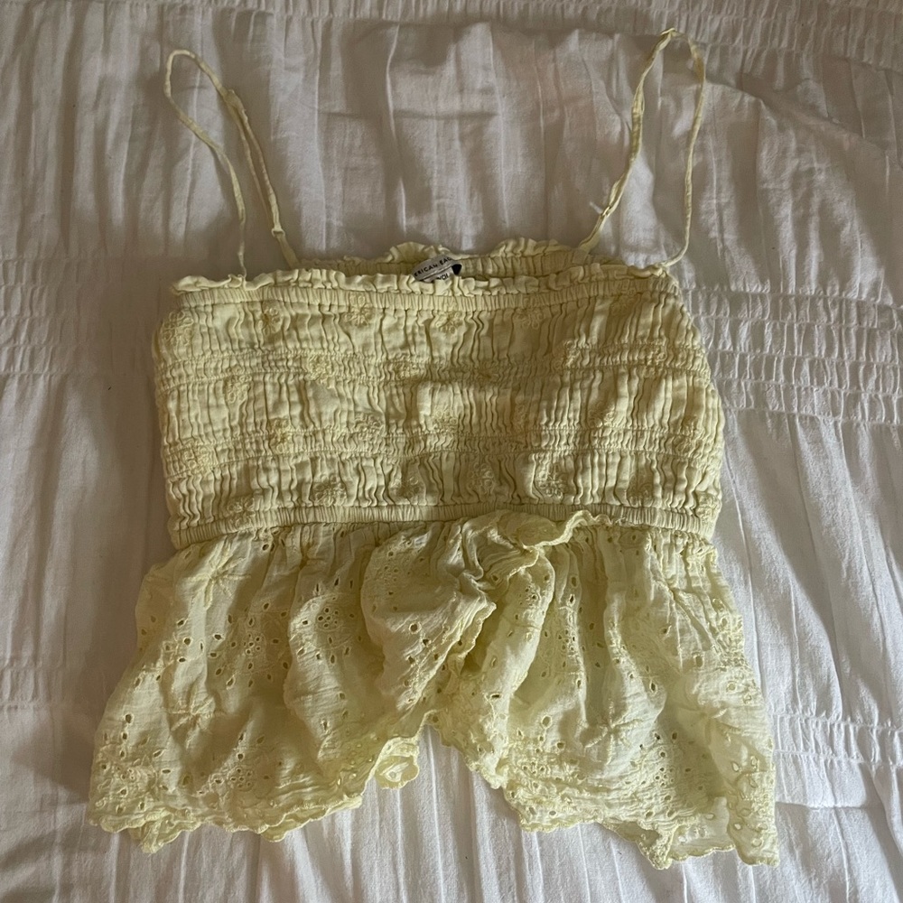 American Eagle Yellow Tank Top